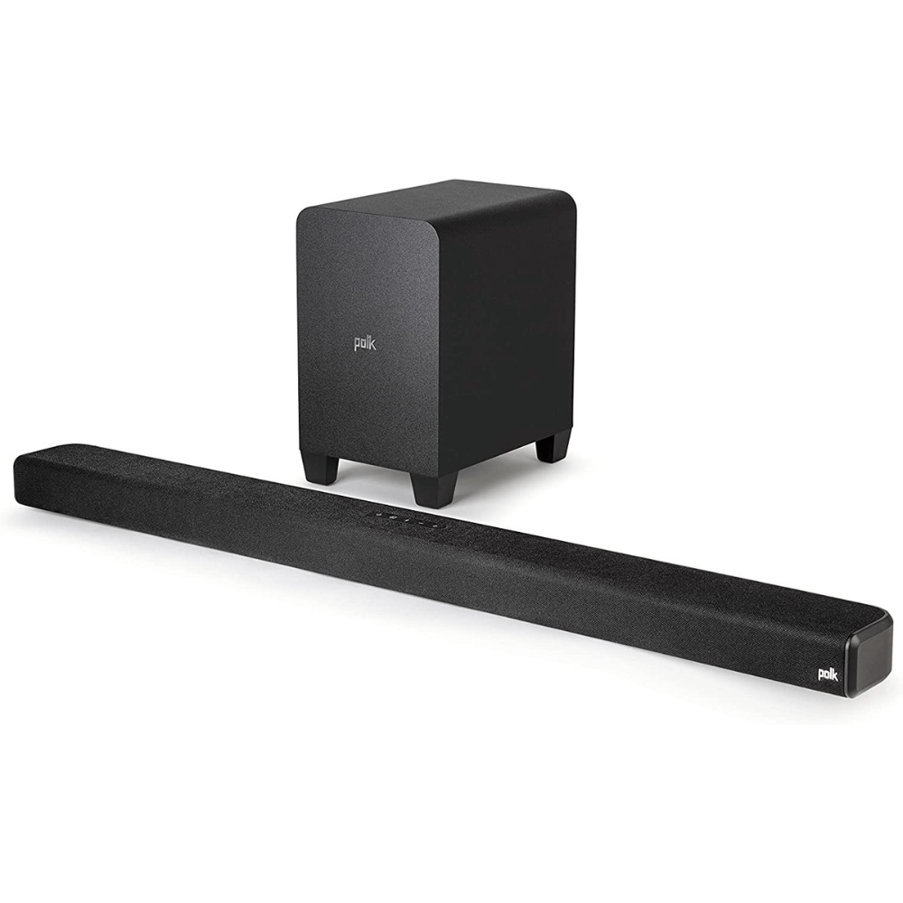 Polk Audio Signa S4 Ultra-Slim Sound Bar for TV with Wireless Subwoofer