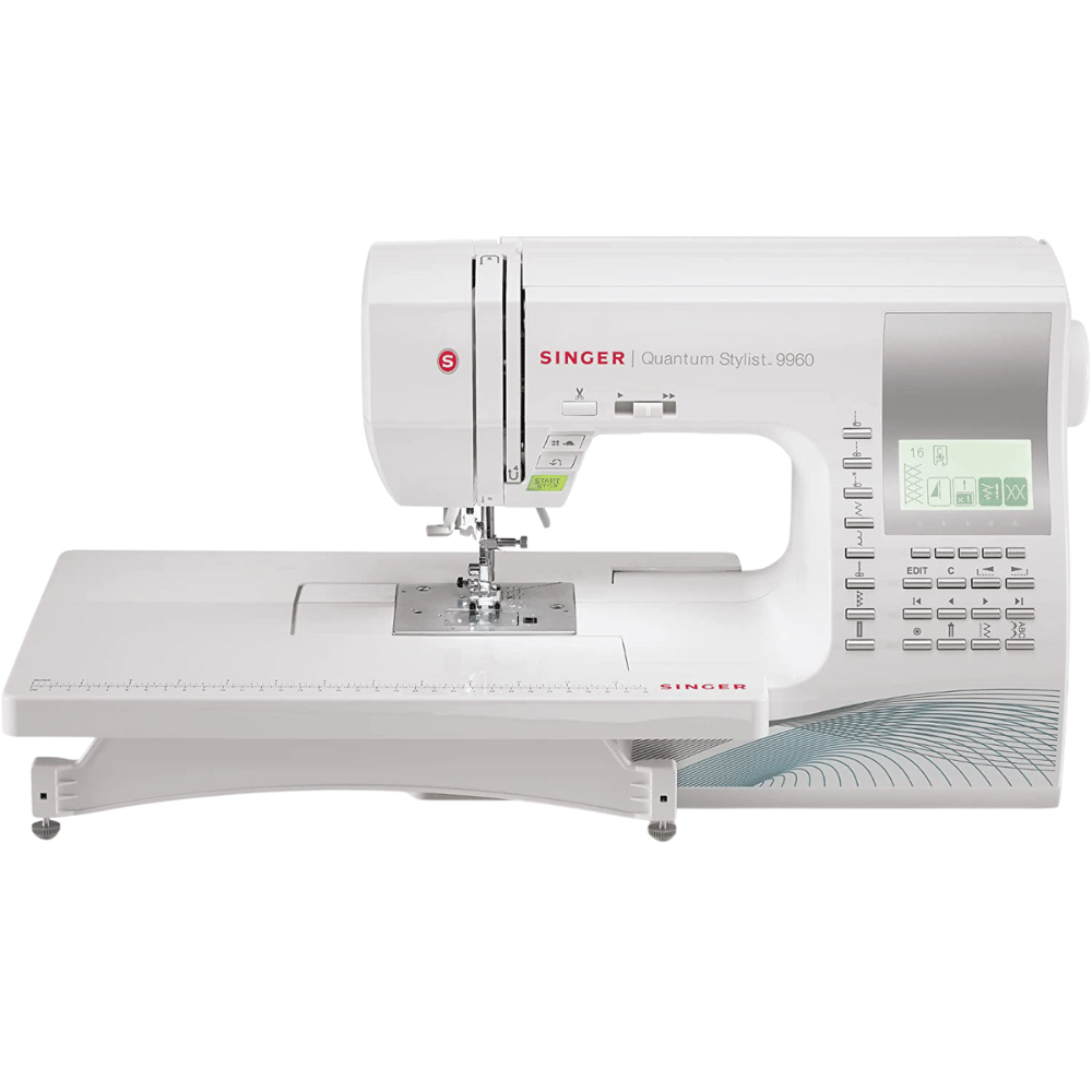 SINGER | 9960 Sewing & Quilting Machine With Accessory Kit, Extension Table - 600 Stitches & Electronic Auto Pilot Mode