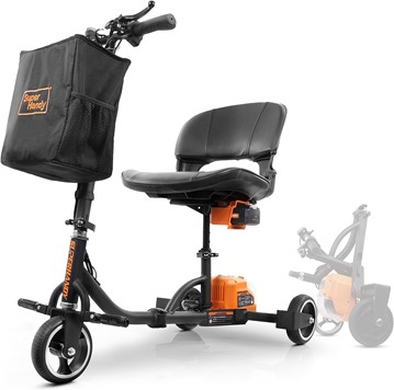 SuperHandy 3 Wheel Folding Mobility Scooter